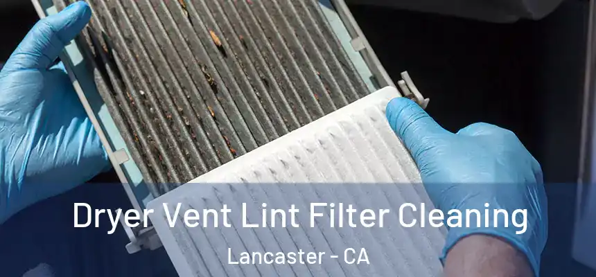 Dryer Vent Lint Filter Cleaning Lancaster - CA